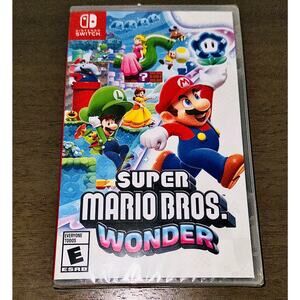 Nintendo Switch Super Mario Bros. Wonder Game | 1–4 Player, New, US Version